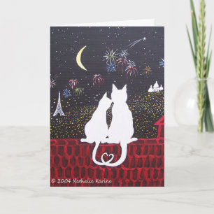 Love in Paris - Die Liebe in Paris Feiertagskarte