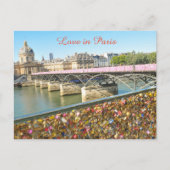 Love in Paris Postkarte (Vorderseite)