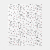 Love in Peris Bohemian Fleecedecke (Vorderseite)