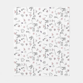 Love in Peris Bohemian Fleecedecke