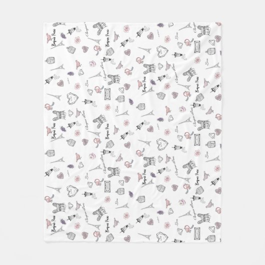 Love in Peris Bohemian Fleecedecke (Vorderseite)