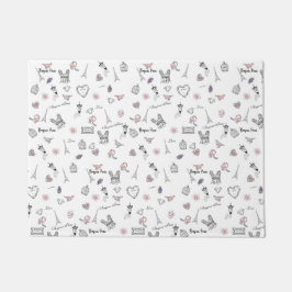 Love in Peris Bohemian Fußmatte