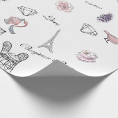 Love in Peris Bohemian Geschenkpapier (Ecke)