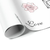 Love in Peris Bohemian Geschenkpapier (Rolleneckpunkt)