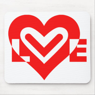 Love in Red Mousepad