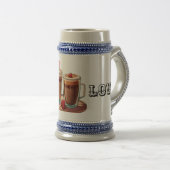 Love Infused: Expressive Mug for Every Moment Bierglas (VorderseiteRechts)