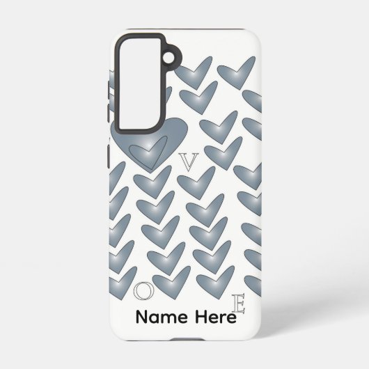 LOVE iPhone Case Samsung Galaxy Hülle (Rückseite)