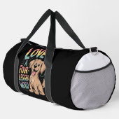 LOVE IS A FOUR-LEGGED WORD DUFFLE BAG (Rechte Ecke)