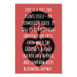 Love is a Tree Fotodruck