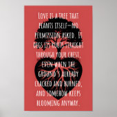 Love Is A Tree Poster (Vorne)