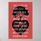 Love is a tree  poster (Vorne)