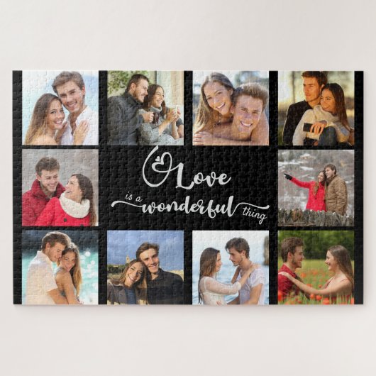 Love is a Wonderful Thing 10 Photo 1000 piece Puzzle (Horizontal)