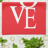 Love is all you need geschirrtuch (Gefaltet)