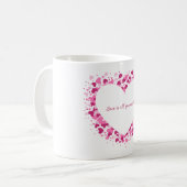 Love Is All You Need Heart Frame Mug Kaffeetasse (Vorderseite Links)