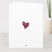 Love is all you need hearts customize inside text karte (Rückseite)