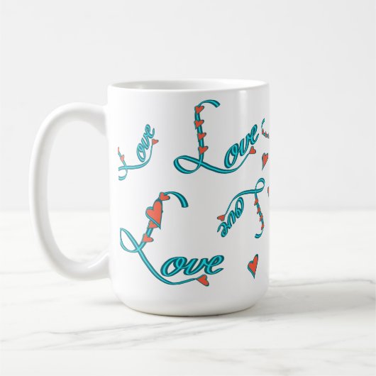 Love is all you need! kaffeetasse (Links)