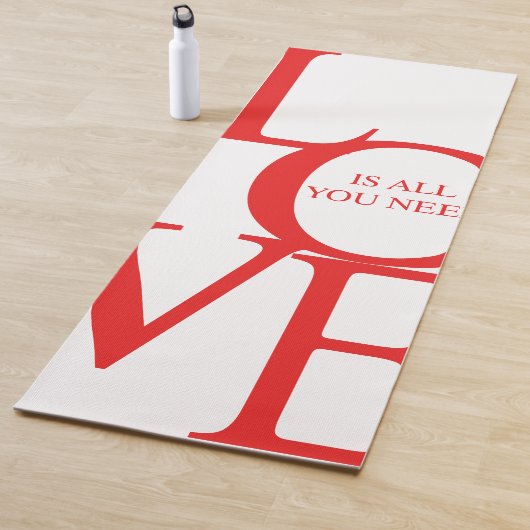 Love is all you need yogamatte (Beispiel)