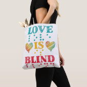 Love Is Blind Braille Hearts Tasche (Von Nahem)