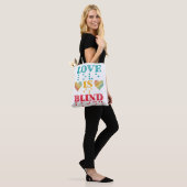 Love Is Blind Braille Hearts Tasche (Am Model)