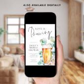 Love is Brewing Beer Bridal Shower Einladung