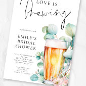 Love is Brewing Beer Bridal Shower Einladung