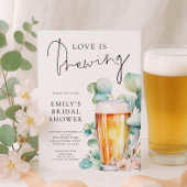Love is Brewing Beer Bridal Shower Einladung