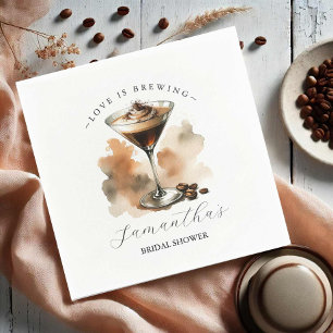 Love is Brewing Brautjungfern-Espresso-Martini Serviette