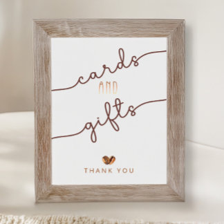 Love Is Brewing Bridal Shower Invitations & Decor Poster