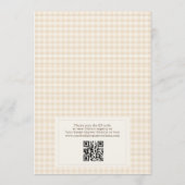 Love is Brewing Coffee Bridal Shower Einladung (Rückseite)