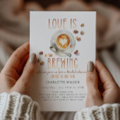 Love Is Brewing Coffee Bridal Shower Invitation Einladung