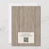 Love is Brewing Espresso Martini Bridal Shower Einladung (Rückseite)