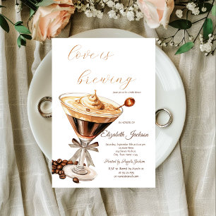 Love is Brewing Espresso Martini Glitter Drips  Einladung
