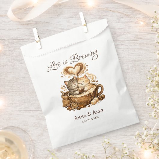 Love is Brewing Geschenktütchen (Ausgeschnitten)