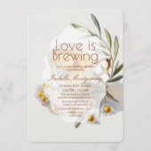 Love Is Brewing Pastel-Tea-Junggesellinnen-Abschie Einladung (Vorderseite)