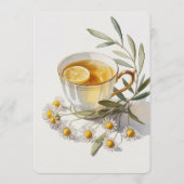 Love Is Brewing Pastel-Tea-Junggesellinnen-Abschie Einladung (Rückseite)