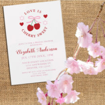 Love Is Cherry Sweet Brautparty