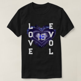 LOVE IS EVIL V2 by J.H. Thornton T-Shirt