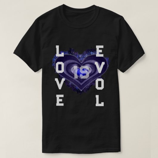 LOVE IS EVIL V2 by J.H. Thornton T-Shirt (Design vorne)