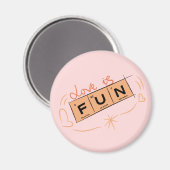 Love Is Fun Magnet (Vorderseite/Rückseite)