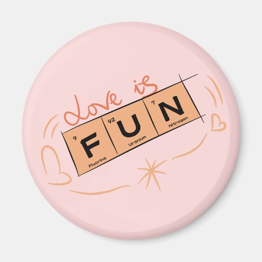 Love Is Fun Magnet (Vorne)