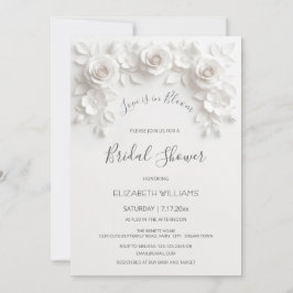 Love Is In Bloom | 3D Roses Flowers Einladung