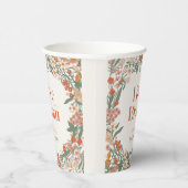 Love is in Bloom Boho Wildflower Bridal Shower Pappbecher (Rechts)