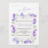 Love Is in Bloom Bridal Shower-Floral Garden Theme Einladung (Vorderseite)
