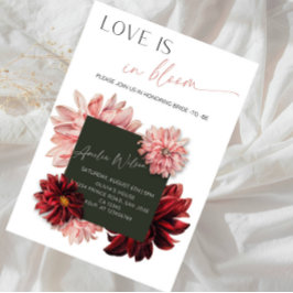 Love Is in Bloom Bridal Shower-Floral Garden Theme Einladung