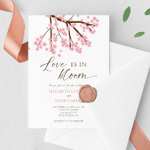 Love is in Bloom Cherry Blossoms Wedding