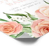 Love Is In Bloom Flower Bar Station Sign Poster (Ecke)