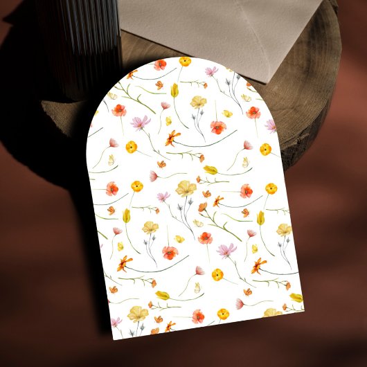 Love is in Bloom Spring Wildflower Bridal Shower Einladung