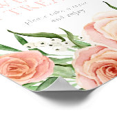 Love Is In Bloom Sweets & Treats Table Sign  Poster (Ecke)