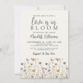 Love Is In Bloom Wildflower Bridal Shower Einladung (Vorderseite)