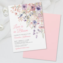 Love Is In Bloom Wildflower Floral Bridal Shower